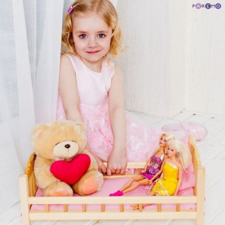 Paremo Классическая кроватка для кукол, с 3 лет