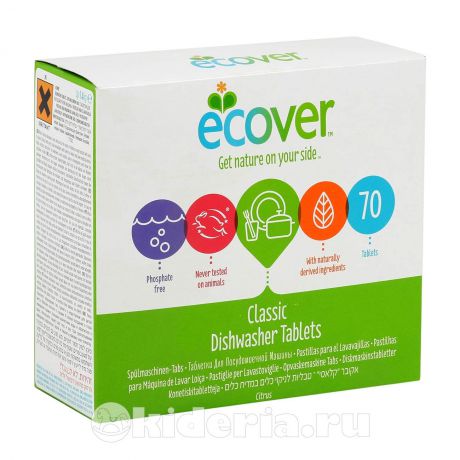 Ecover Экологические таблетки для посудомоечной машины