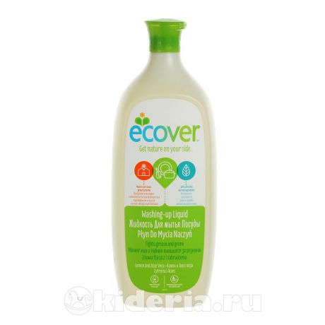 Ecover Экологическая жидкость для мытья посуды с лимоном и алоэ-верой