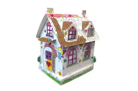 CartonHouse Игрушка раскраска из картона Кукольный домик Феи