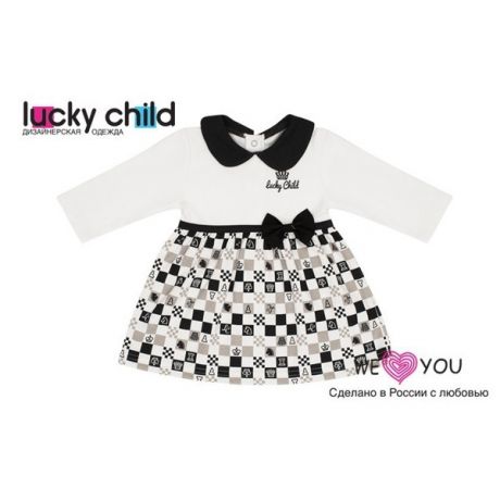 Lucky Child Платье детское Шахматы