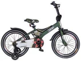 VELOLIDER 2-х колесный велосипед 18" RUSH ARMY RA18 с 4 лет