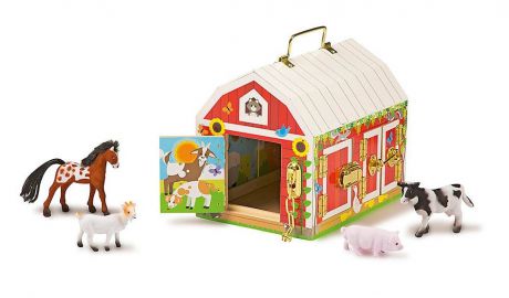 Melissa & Doug Игровой набор "Дом с замочками" деревянные игрушки