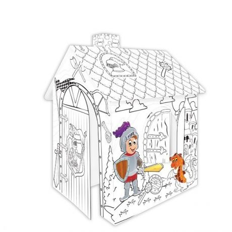 Mochtoys Картонный домик-раскраска "Принц"