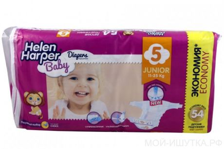 Helen Harper Детские подгузники Baby Junior 11-25 кг