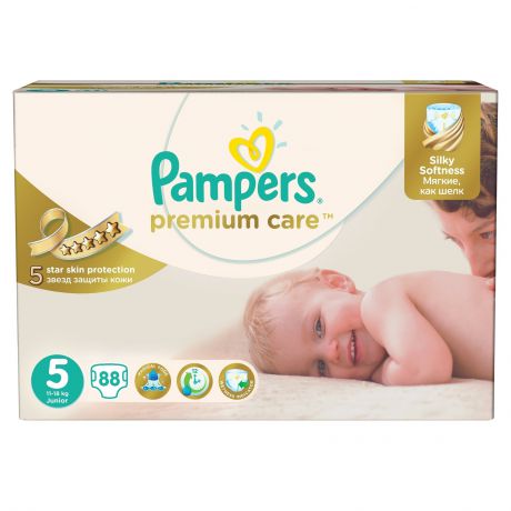 Pampers Памперс Premium Care 5 Junior 11-18 кг