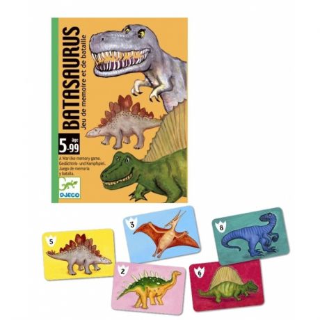 DJECO Настольная карточная игра Динозавры