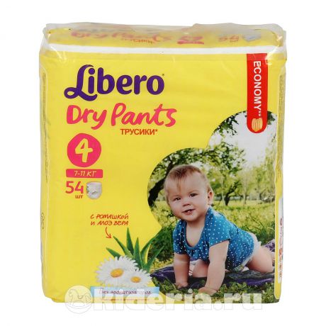 Libero! Трусики Dry Pants Maxi 4 (7-11 кг)