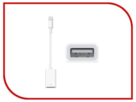 Аксессуар APPLE Lightning to USB Camera Adapter MD821ZM/A