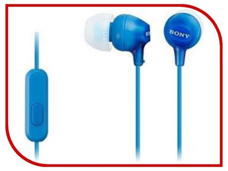 Гарнитура Sony MDR-EX15AP Blue