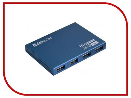 Хаб USB Defender Septima Slim USB 7-ports 83505