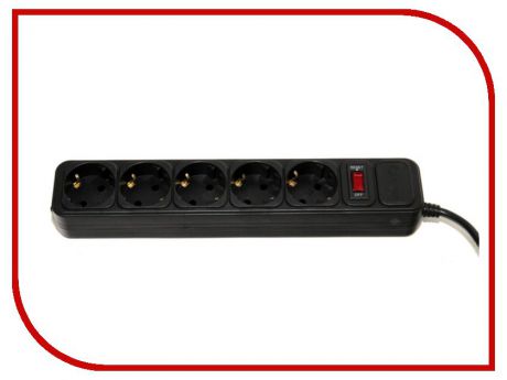 Сетевой фильтр 5bites 5 Sockets 1.5m Black SP5-B-15