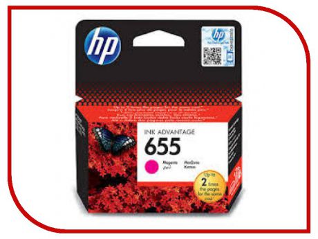 Картридж HP 655 Ink Advantage CZ111AE Magenta для 3525/5525/4525