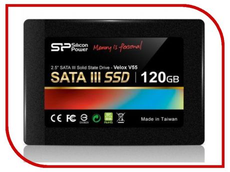 Жесткий диск 120Gb - Silicon Power Velox V55 SATA III SP120GBSS3V55S25