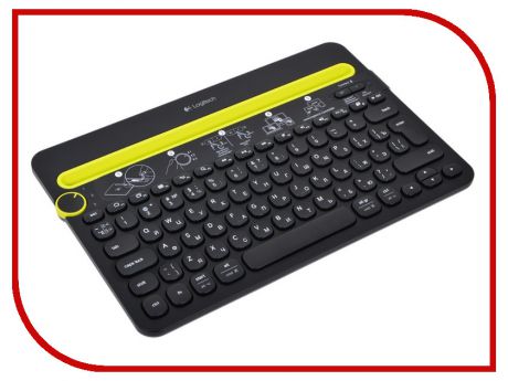 Клавиатура беспроводная Logitech Multi-Device Keyboard K480 Black Bluetooth 920-006368