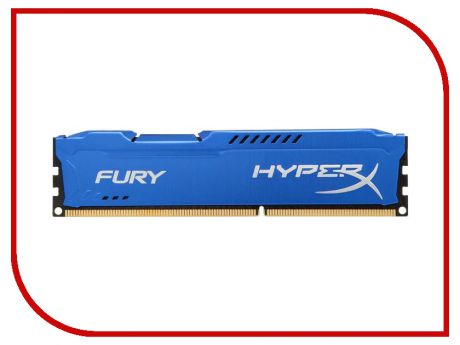 Модуль памяти Kingston HyperX Fury Blue Series PC3-15000 DIMM DDR3 1866MHz CL10 - 8Gb HX318C10F/8