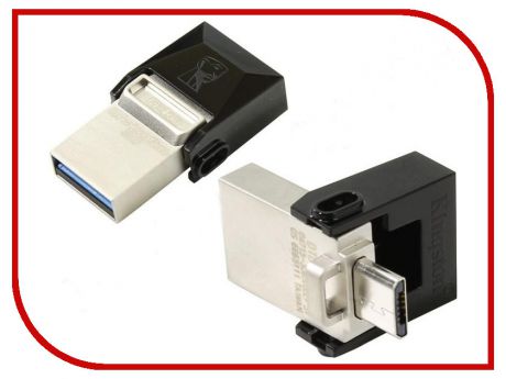USB Flash Drive 64Gb - Kingston DataTraveler microDuo USB 3.0 DTDUO3/64GB