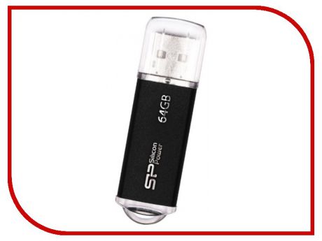 USB Flash Drive 64Gb - Silicon Power Ultima II I-Series Black SP064GBUF2M01V1K