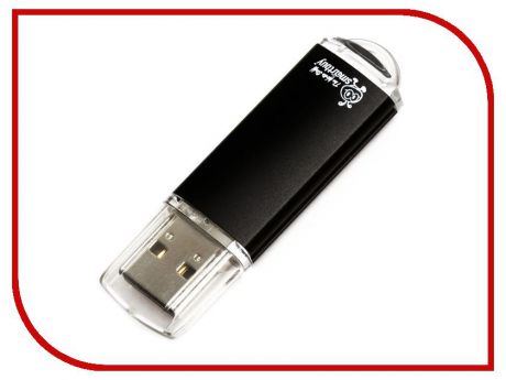 USB Flash Drive 8Gb - Smartbuy V-Cut Black SB8GBVC-K