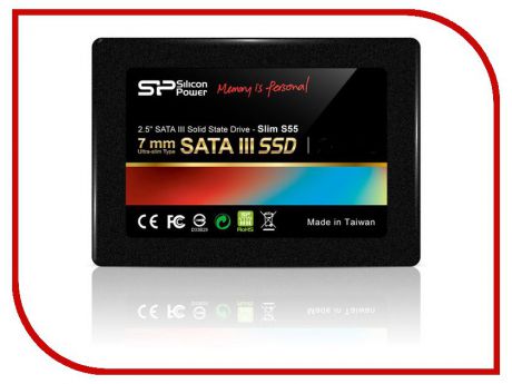 Жесткий диск 120Gb Silicon Power Slim S55 SATA III SP120GBSS3S55S25