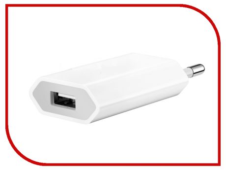 Аксессуар APPLE 5W USB Power Adapter для iPhone / iPod / iPad MD813ZM/A зарядное устройство сетевое