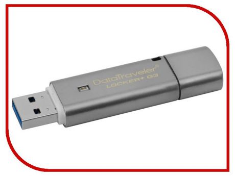USB Flash Drive 16Gb - Kingston DataTraveler Locker+ G3 DTLPG3/16GB