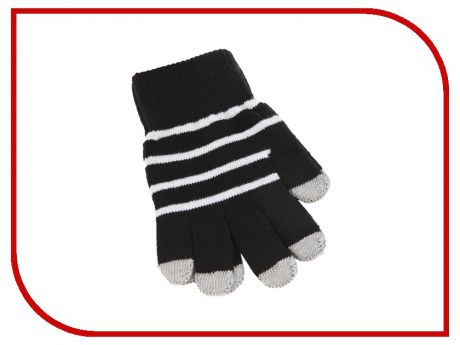 Теплые перчатки для сенсорных дисплеев iCasemore трикотажные р.UNI Black
