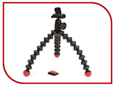 Аксессуар Штатив Joby GorillaPod Action Tripod with Mount для GoPro Black/Red JB01300-BWW GP2CWW