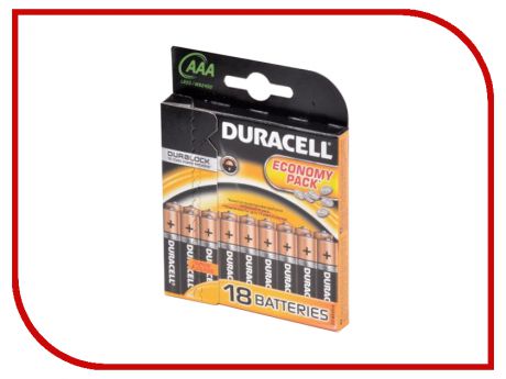 Батарейка AAA - Duracell LR03 BL18 (18 штук)