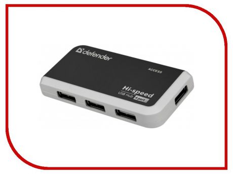 Хаб USB Defender Quadro Infix USB 4-ports 83504