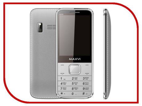 Сотовый телефон Maxvi X850 Silver