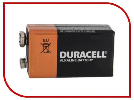 Батарейка КРОНА Duracell 6LF22 / 6LR61-MN1604 (1 штука)