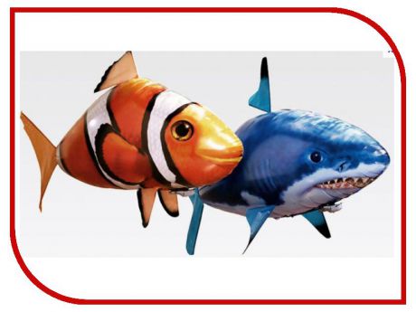 Игрушка Инструктаж по сборке Air Swimmers летающая рыба Акула Shark или Клоун Clownfish