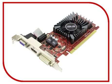 Видеокарта ASUS Radeon R7 240 770Mhz PCI-E 3.0 4096Mb 1800Mhz 128 bit DVI HDMI HDCP R7240-OC-4GD3-L