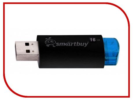 USB Flash Drive 16Gb - SmartBuy Click Blue SB16GBCL-B