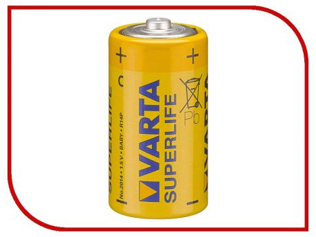 Батарейка C - Varta Superlife R14 (2 штуки) 01240