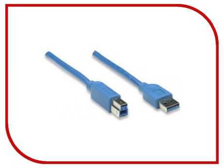 Аксессуар ATcom USB 3.0 AM - BM 3m Blue АТ12824