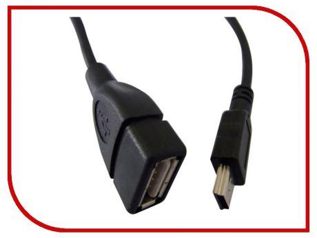 Аксессуар ATcom USB 2.0 AF - Mini-B 5P OTG 0.8m АТ12821