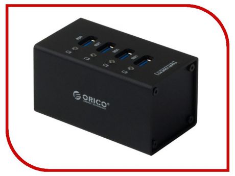Orico A3H4-BK USB 4-Ports Black