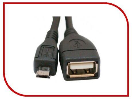 Аксессуар ATcom USB 2.0 AF - Micro 5P OTG 0.8m АТ16028