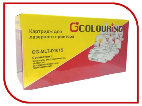 Картридж Colouring CG-MLT-D101S для Samsung ML2161/2156/2160W/2165W/2167/2168W SCX3400/3405/3407/3400F/3405F/3400FW/3405W/F760P/760 1500 копий
