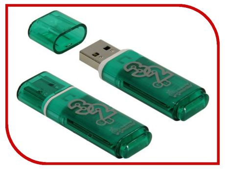 USB Flash Drive 32Gb - SmartBuy Glossy Green SB32GBGS-G