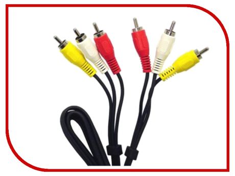 Аксессуар ATcom 3RCA M 1.8m PE AT10711