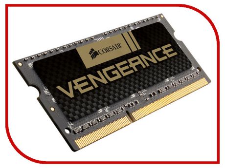 Модуль памяти Corsair Vengeance DDR3 SO-DIMM 1600MHz PC3-12800 - 8Gb KIT 2x4Gb CMSX8GX3M2A1600C9