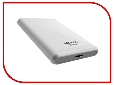 Жесткий диск A-Data Classic HV100 1Tb USB 3.0 White AHV100-1TU3-CWH