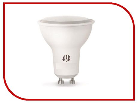 Лампочка ASD LED-JCDRC-Standard 5.5W 3000K 160-260V GU10 4690612002347
