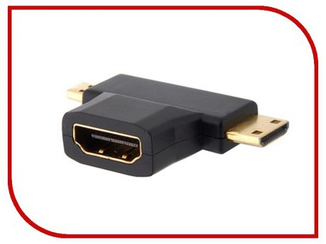 Аксессуар 5bites HDMI F / mini + micro HDMI M HH1805FM-T