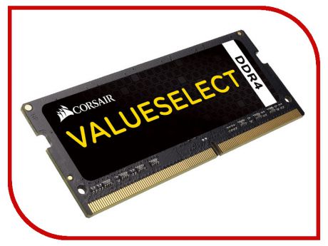 Модуль памяти Corsair ValueSelect DDR4 SO-DIMM 2133MHz PC4-17000 CL15 - 8Gb CMSO8GX4M1A2133C15