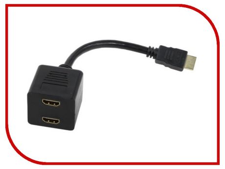 Аксессуар Telecom HDMI M - 2X-HDMI F 0.2m TA653