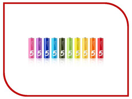 Батарейка AA - Xiaomi Rainbow Colors (10 штук)